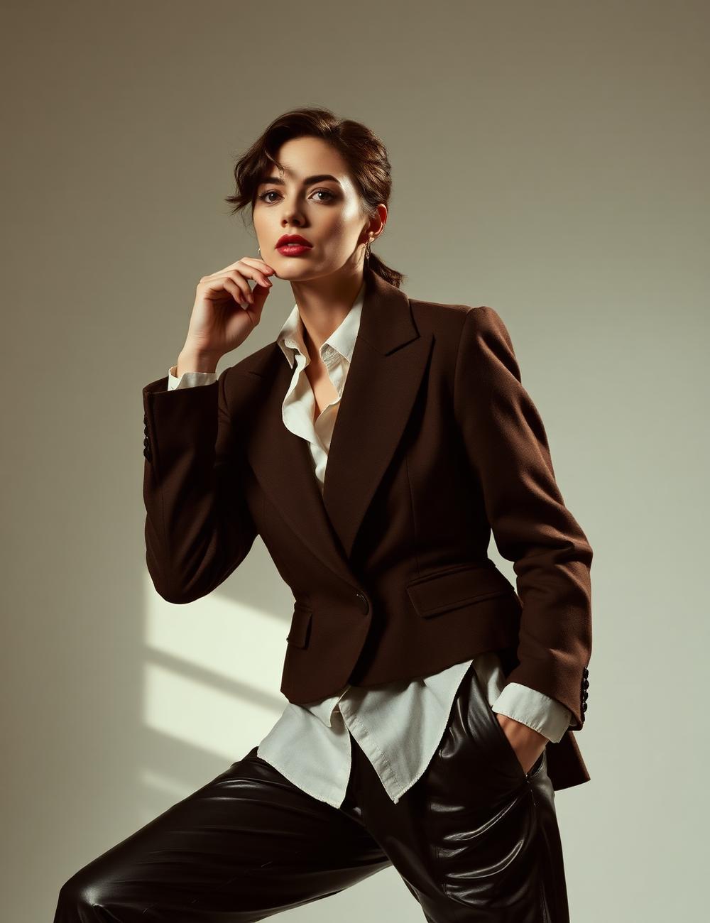 Tailored In Brown